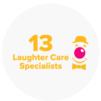 We have 13 Laughter Care Specialists